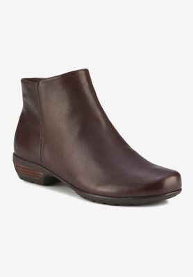 Women's Ezra Bootie by Ros Hommerson in Brown Leather (Size 6 M)