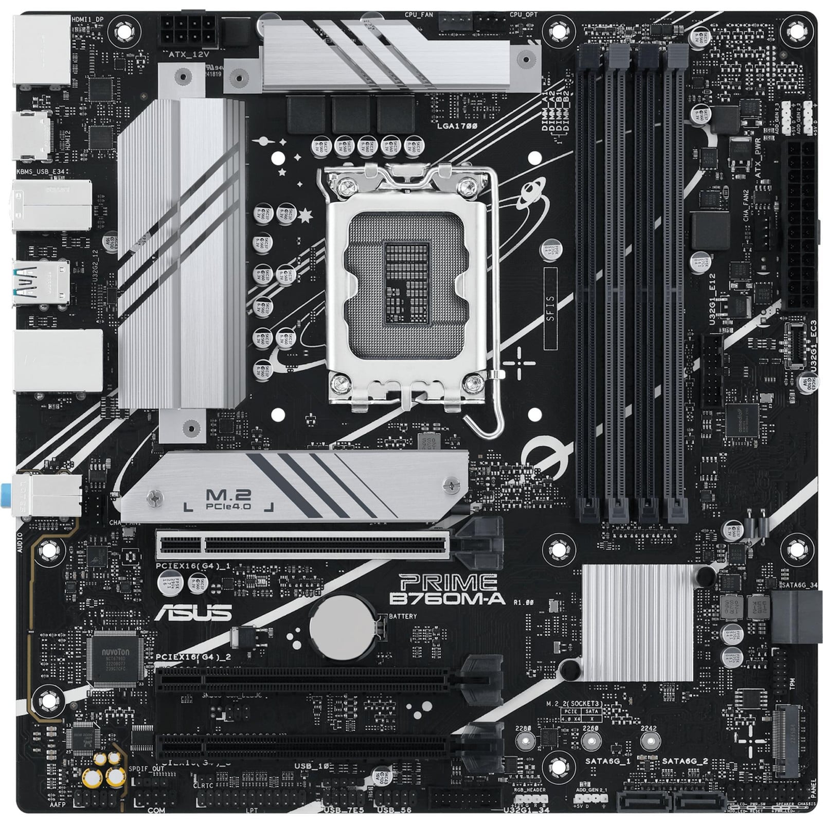 ASUS PRIME B760M-A-CSM Motherboard - LGA 1700 - DDR5 - Micro ATX