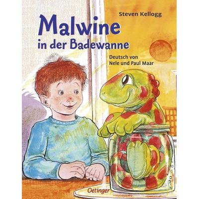 Malwine in der Badewanne, Gebundene Ausgabe von Steven Kellogg, Verlag Friedrich Oetinger GmbH, 978-3-7891-6182-7