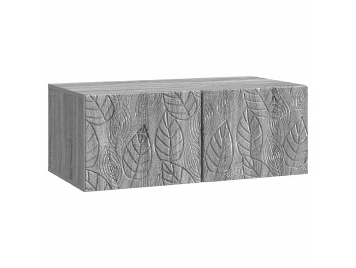 Makastle Hängender TV Schrank Grau Sonoma 98x31x30 cm