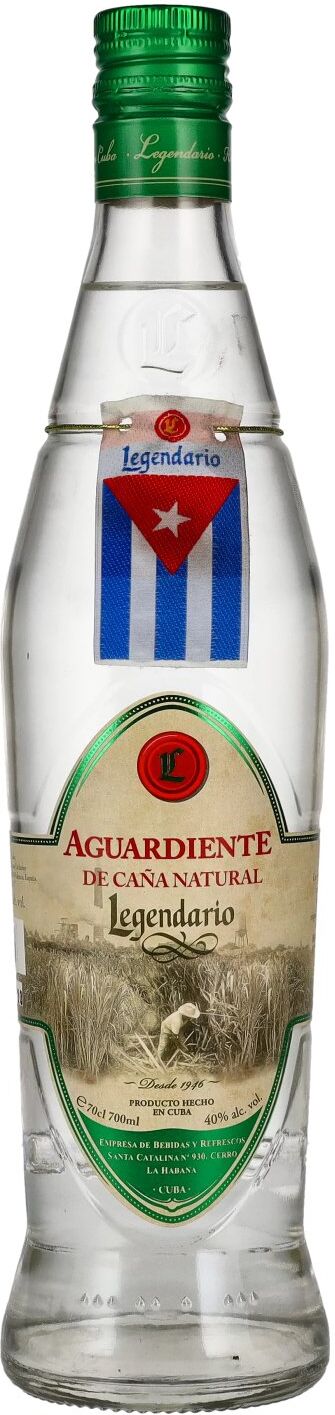 Legendario Rum Legendario Aguardiente de Cana Natural 40% Vol. 0,7l