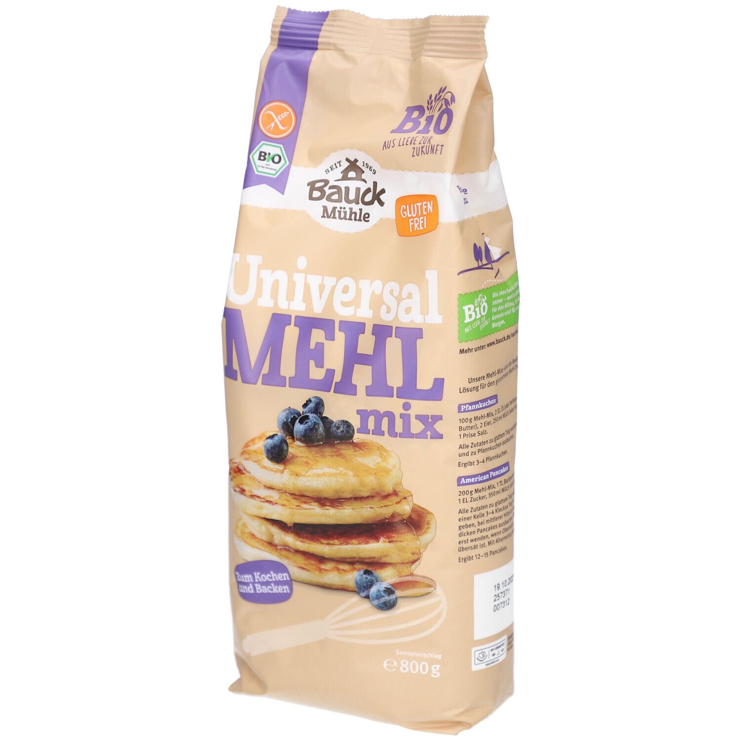 Bauck Mehl-Mix Universal Bio 800 g Pulver