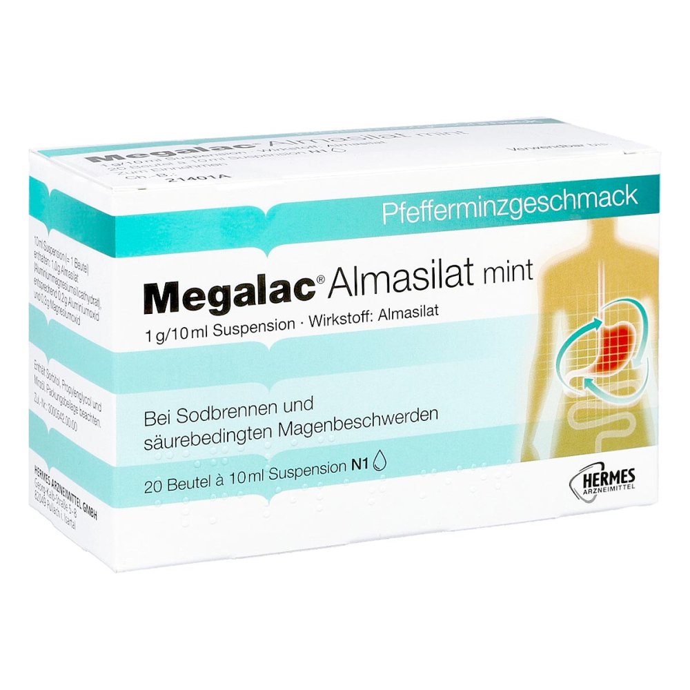 HERMES Arzneimittel GmbH Megalac Almasilat mint Beutel 04745783