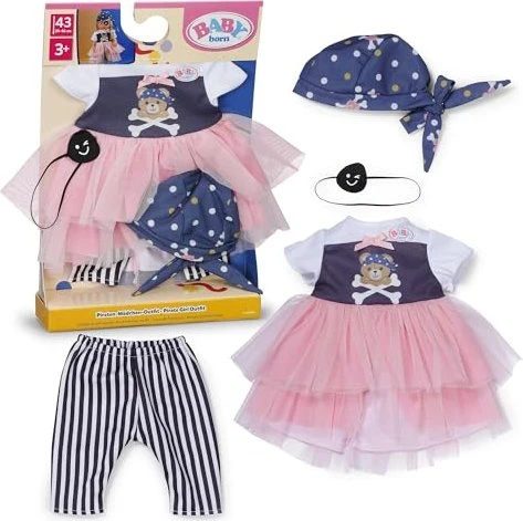 ZAPF Creation Baby born Piratenmädchen-Outfit 43cm