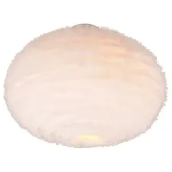 Reality Leuchten Deckenleuchte Furry Mischgewebe Beige Sand