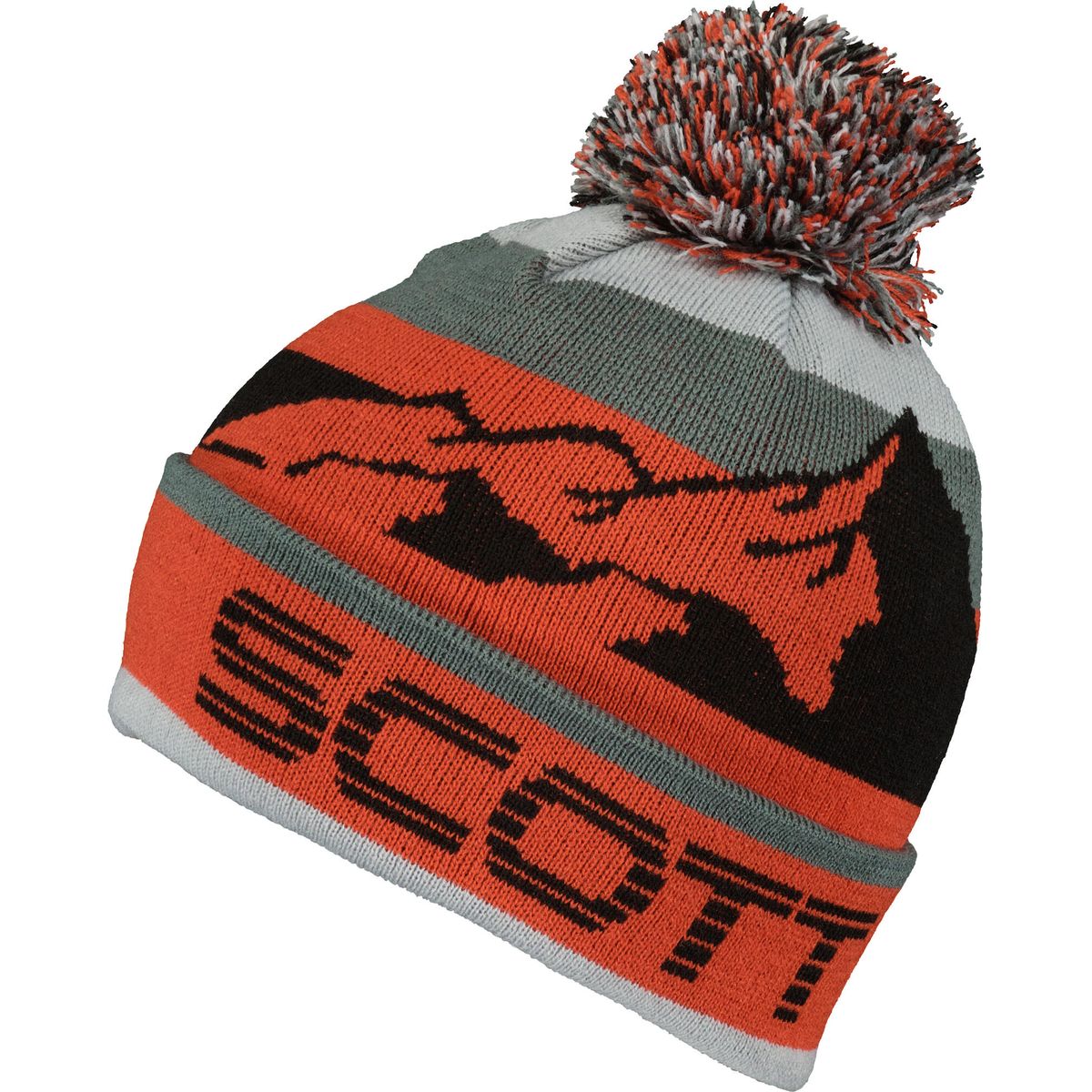 Scott Beanie Team 40 magma red/grey green (7375) one size 2836937375222