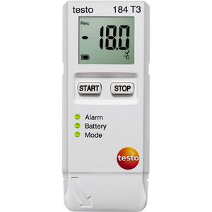 Testo Datenlogger 0572 1843, 184 T3, misst Temperatur