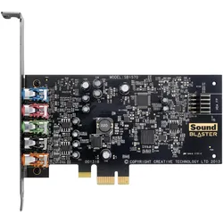 Creative Sound Blaster Audigy Fx (PCI-E x1), Soundkarte, Schwarz