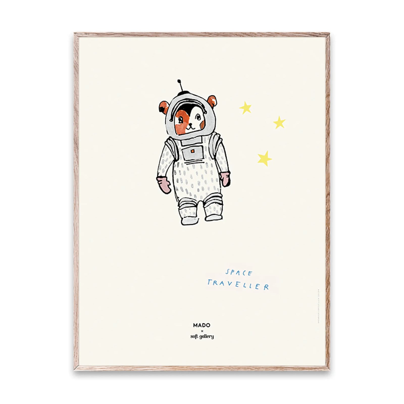 Paper Collective Space Traveller grafische poster 30 x 40 cm