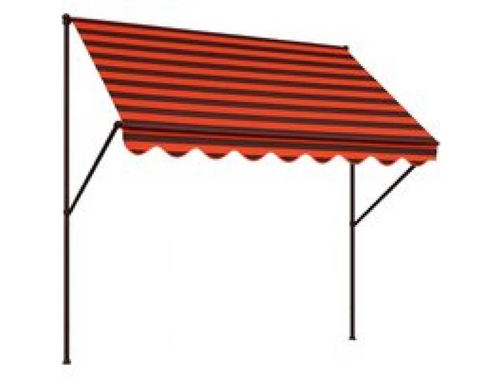 ANGERER Store banne à fixer (rayé son-orange, 250 cm breit)