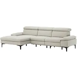 CASEDO Ecksofa Palma Stoff Naturel