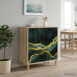 vidaXL Sideboard WIJHE Sonoma 69 x 33 x 75 cm Holzwerkstoff