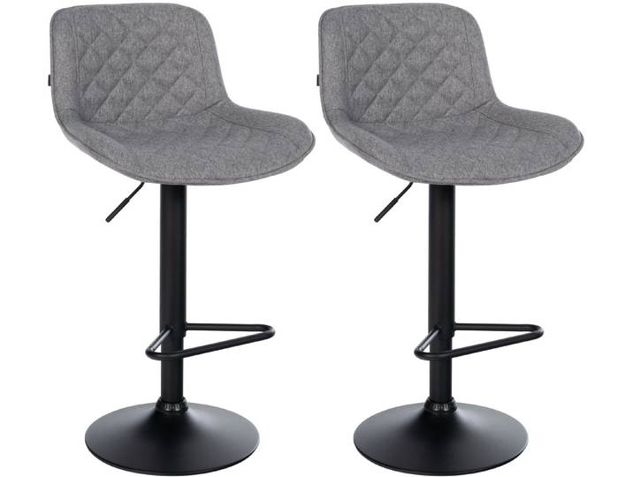 CLP Barhocker Kasson (Set, 2 St., 2er), mit stabilen Metallgestell