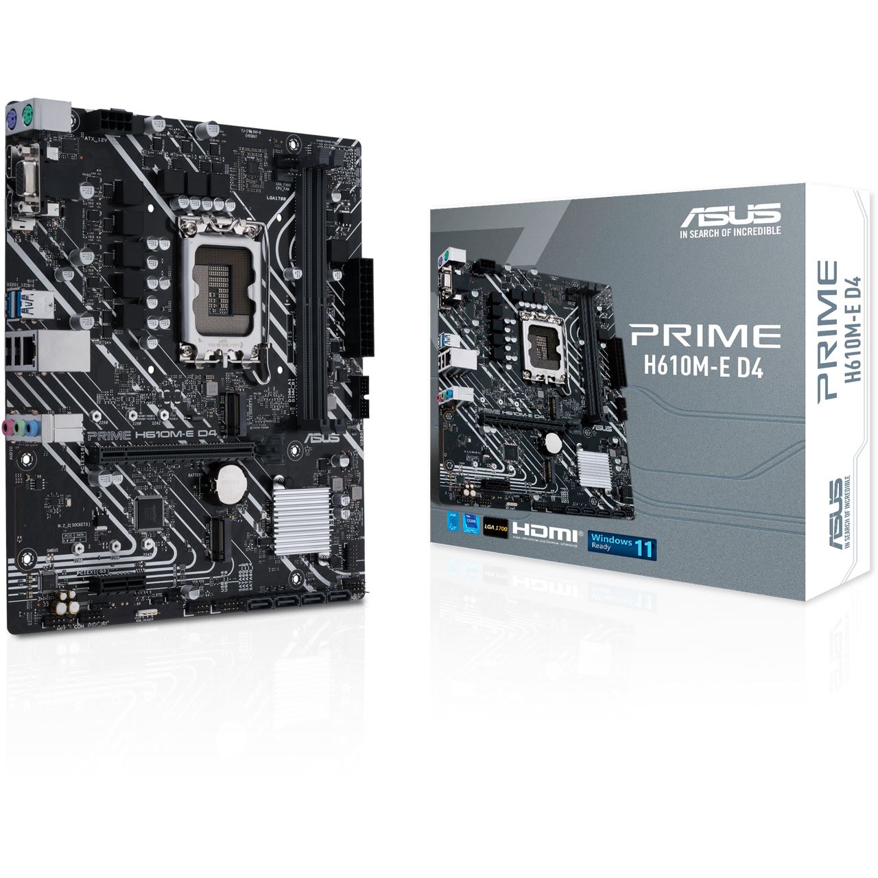 Asus Prime H610M-E D4-CSM Intel H610 So.1700 DDR4 µATX Retail