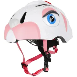 CRAZY SAFETY Bunny Fahrradhelm Kinder 1002 - white S (49-55 cm)