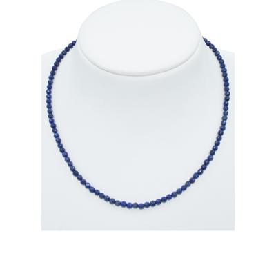Collier FIRETTI "Schmuck Geschenk Halsschmuck Halskette Farbstein Edelstein Lapislazuli" Gr. 50, gold (gelbgoldfarben, blau), Halsketten, Damen, 50, Messing, B: 4mm, Collier, Made in Germany - mit Lapislazuli, B:4mm