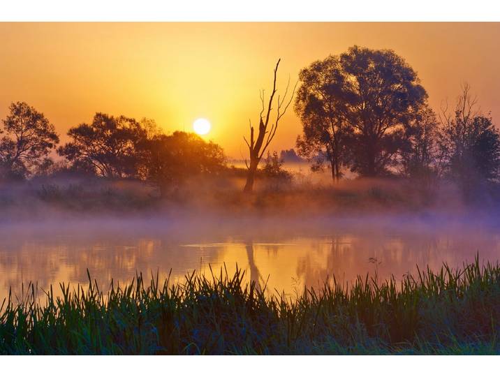 Fototapete PAPERMOON See in Landschaft , bunt, B:2m L:1,49m, Vlies, Tapeten, Fototapete