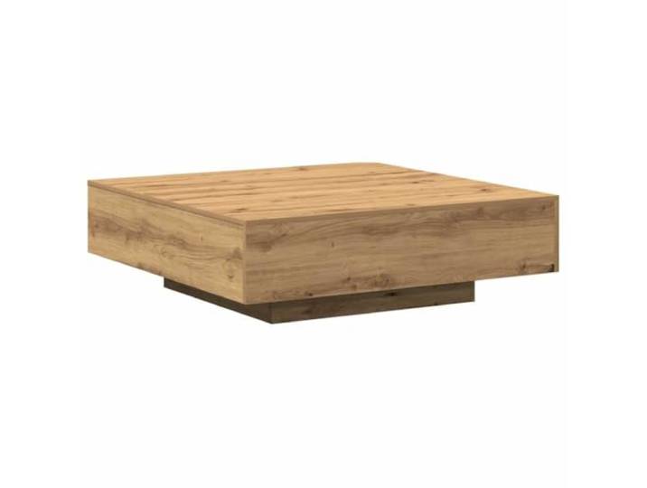 KKgypkn Couchtisch Artisan-Eiche 100 x 100 x 31 cm Holzwerkstoff, Stabile Konstruktion, Einfache Montage, Modernes Design