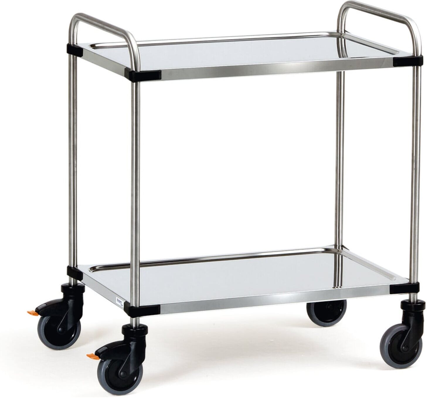 fetra Edelstahlwagen 5036 - Tragkraft 120kg TPE-Reifen)