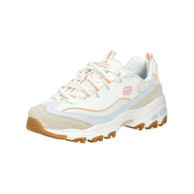 Sneaker SKECHERS "Skechers Sneaker Lederimitat", Damen, Gr. 37, beige, Lederimitat, Schuhe Sneaker