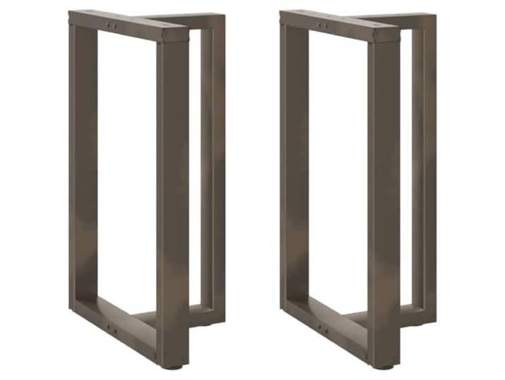 hliofuir Bartischbeine T-Form 2 Stk. aus Stahl 60x35x90cm Naturstahl Robuste T-Form Metallbeine für Stehtische in Küche und Bar. Mit höhenverstellbaren Füßen für sicheren Stand.