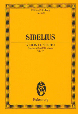 Edition Eulenburg Sibelius Violinkonzert d-Moll