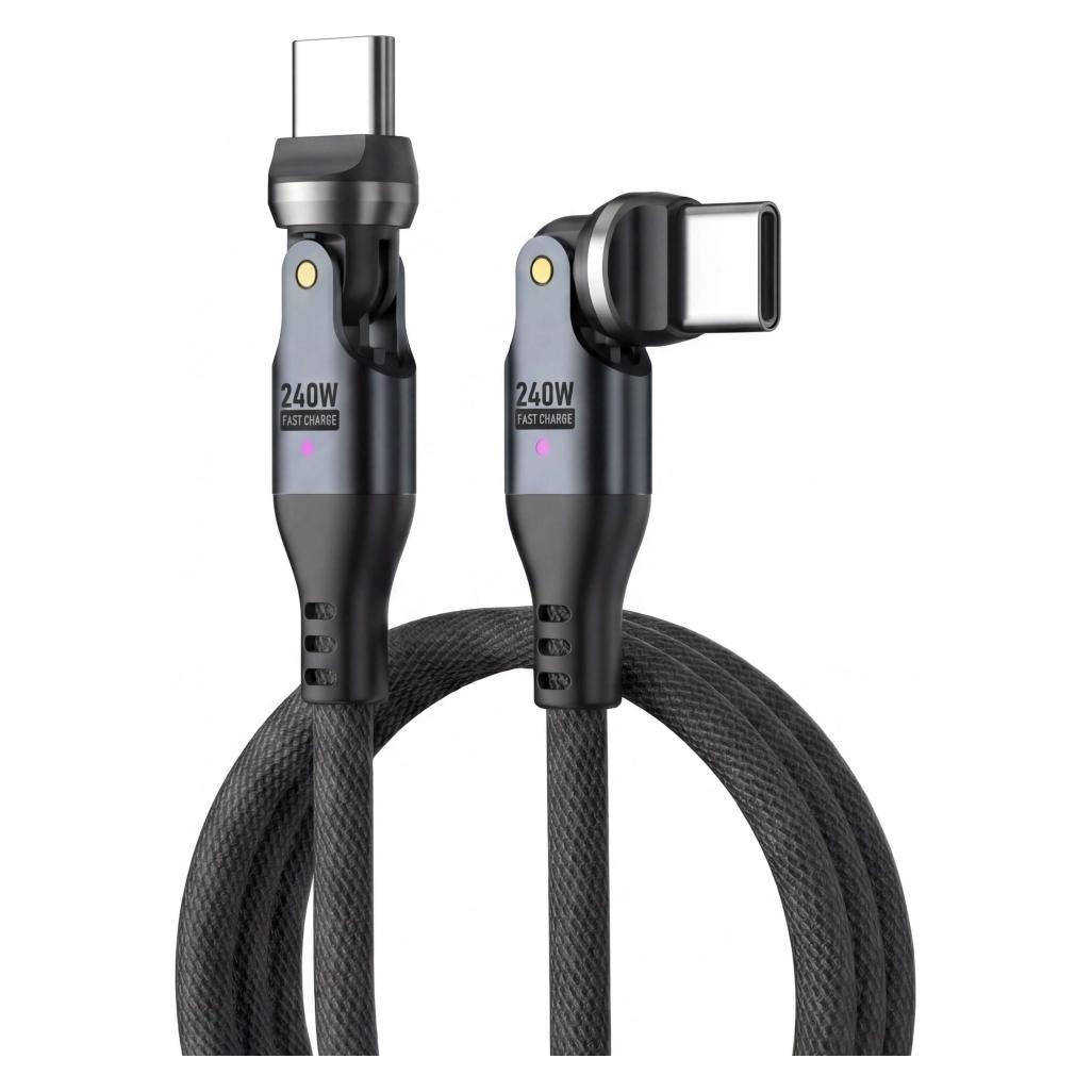 PowerGuard 540-Degree Rotating USB-C magnetisches Ladekabel 240W PD (1 m, USB 2.0, 240 W) (00036720)