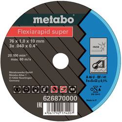 Metabo Flexiarapid Super 626870000 Trennscheibe gerade 76 mm 5 St. Edelstahl