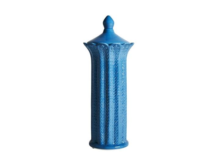 Grosse Design Deckelvase „Zaea“ Keramik Blau Vical Home