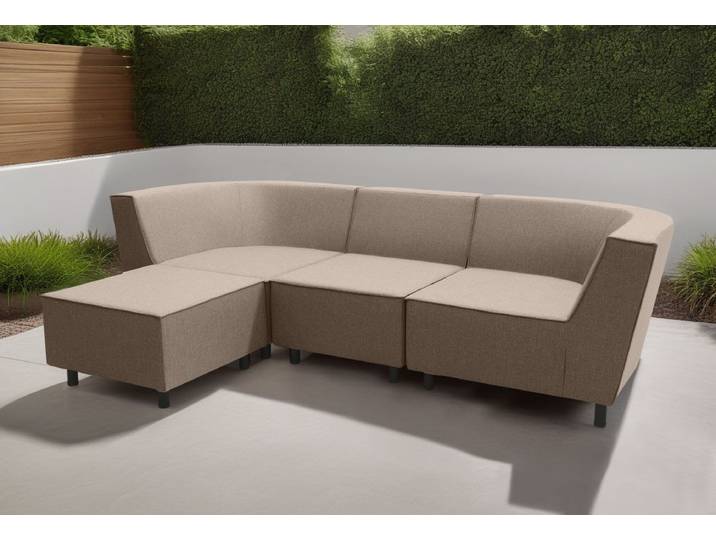 DOMO collection Sofaelement Sonna, individuell zusammenstellbar, Einzelelemente für Terrasse, Garten und Balkon, speziell für Outdoor