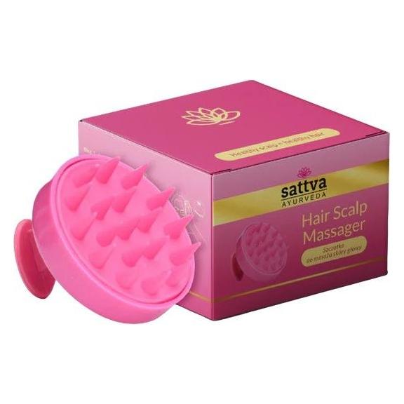 Sattva Ayurveda SATTVA Szczotka do masażu skóry głowy Różowa 1szt (54607881)