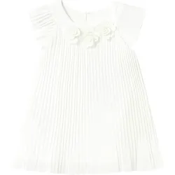 Mayoral Baby Plissee-Kleid Flügelarm Blumen, natur, 68