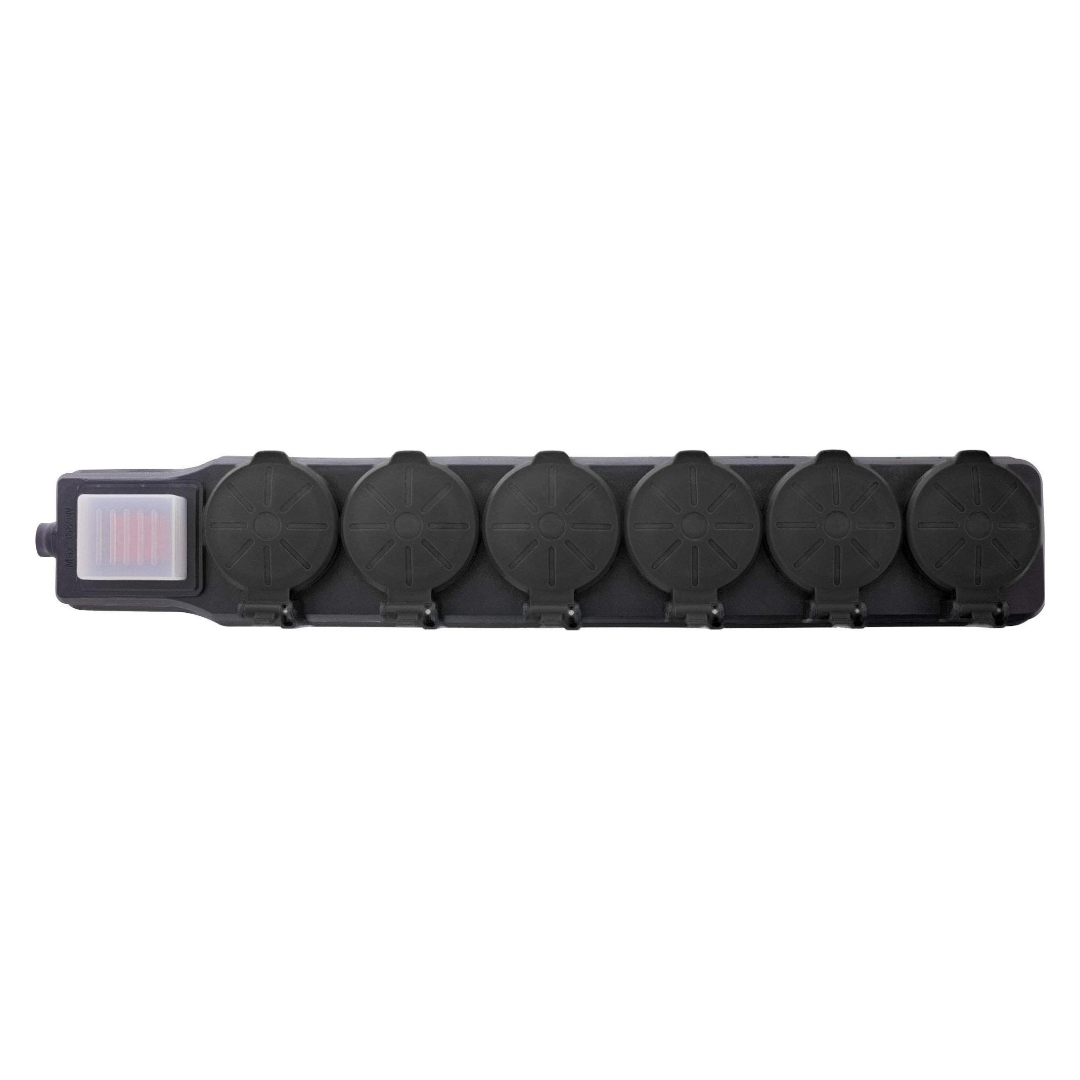 InLine Outdoor-Steckdosenleiste (6x, CEE 7/4, 3 m) (16436O)