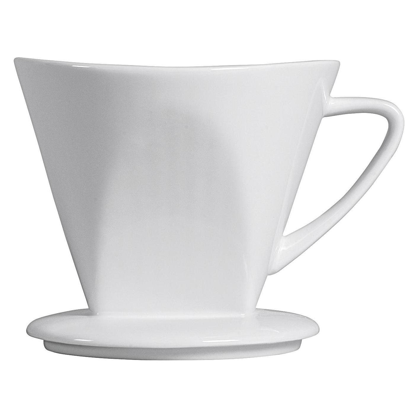 Orion group Kaffeefilter 1 x 4 Porzellan spülmaschinenfest 1 - Loch 11,5cm Ø13cm weiss (B00DTTMFTI)