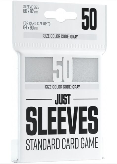 Gamegenic GG : 50 Just Sleeves - Standard Card Game White