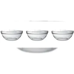 Duralex Schale 2310D Lys 31 cm 5.8 l Transparent Hartglas 3 Stück