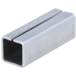 MS Beschläge Metallhülse Ausgleichshülse Stahl Vierkant-Aufsteckhülse 8 auf 10mm