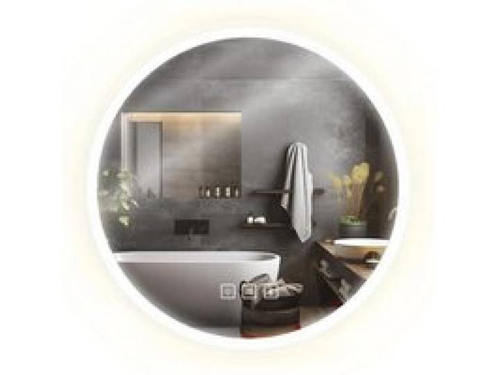 Miroir Rea LED BLUETOOTH FFJ 60CM Chrome 2x60x60cm