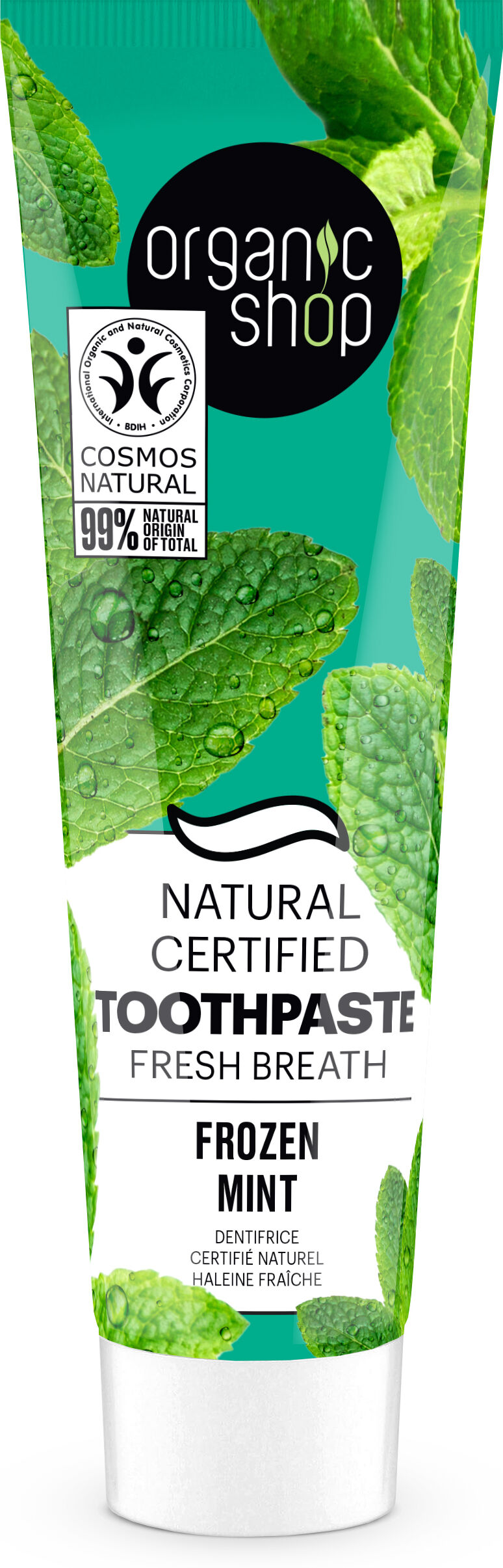 Organic Shop Dentífrico Aliento Fresco Menta 100 gr