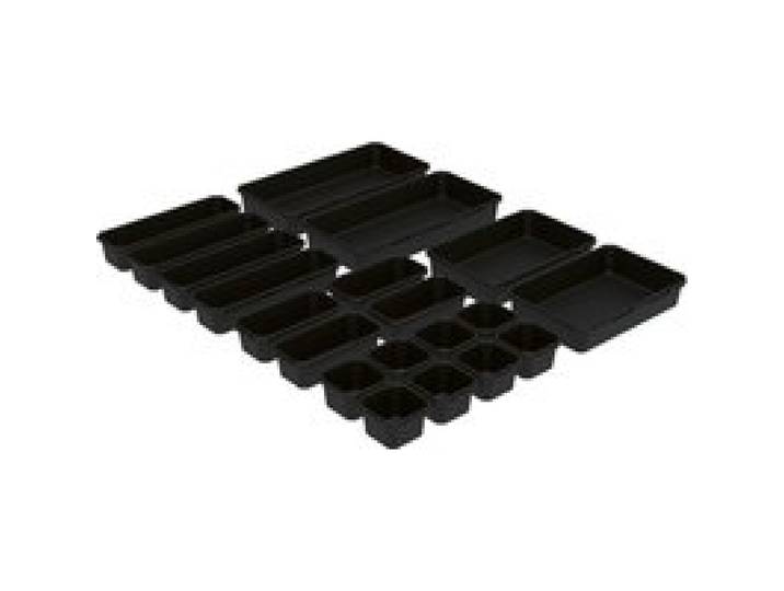 PARKSIDE® Lot de 20 coupelles de tri pour organisateur (noir)