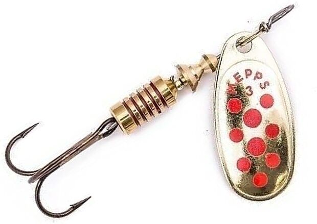 Mepps Aglia Comet Decoree-Gold/red-4