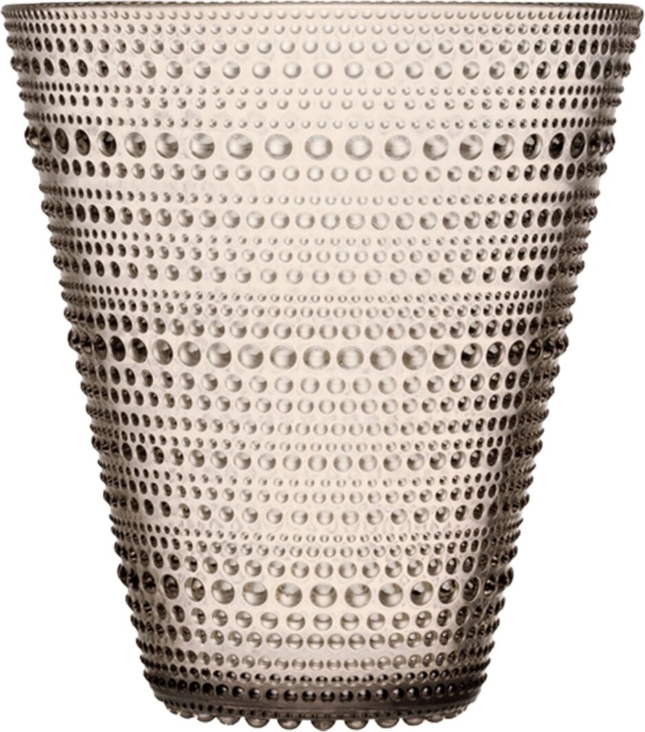 iittala Jarrón Kastehelmi . Lino