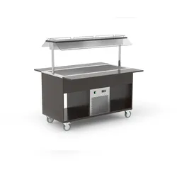 Mobiltherm Kaltbuffet 405204-W, Modell Palma 4K, 4 x 1/1 GN, fahrbar