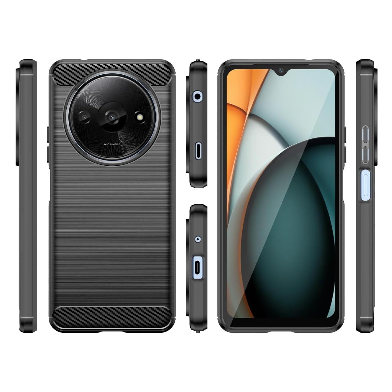Screenguard Carbon Brushed Soft TPU (Xiaomi Redmi A3) (00033951)