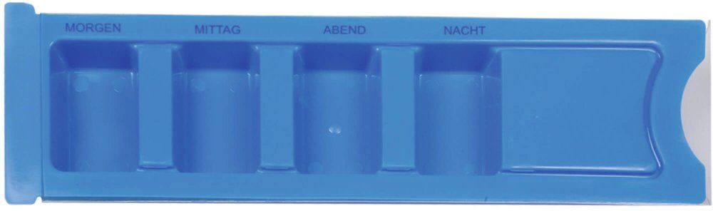 Careliv Produkte Medikamenten Dispenser 1 Tag blau