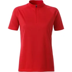 James & Nicholson Damen Radtrikot T-Shirt JN511 red XL