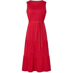 Tchibo - Jersey-Stufenkleid - Damen - Gr. M - rot
