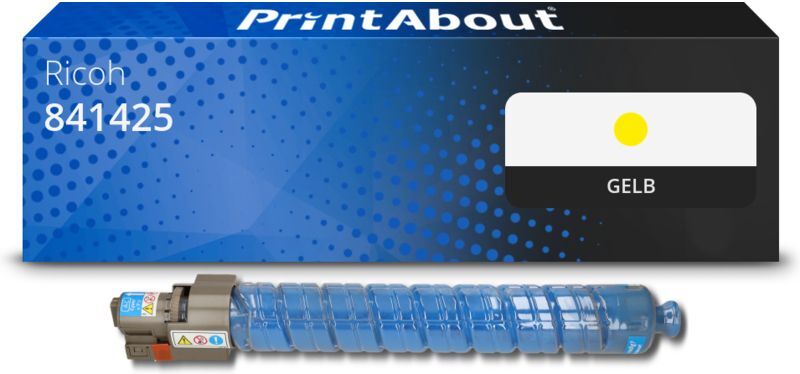 PrintAbout Toner kompatibel mit Ricoh 841425 - Gelb