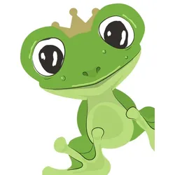 Duni 144x PAPER + DESIGN Silhouettes Airlaid Serviette 33 cm Frog Prince