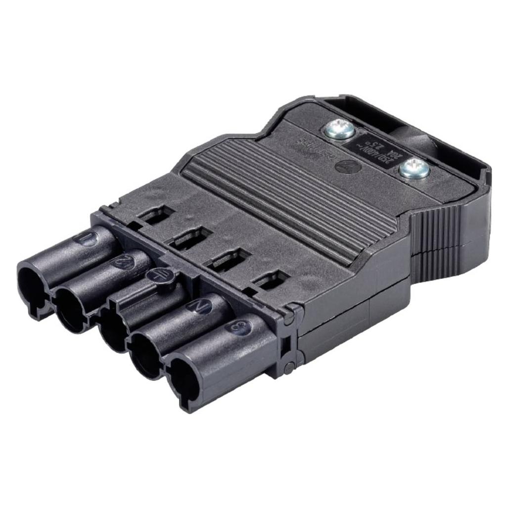 Wieland 92.954.4053.1 GST18i5 Stecker Verbindungsmitteln weltoff Schraube, flach, Schwarz (92.954.4053.1)